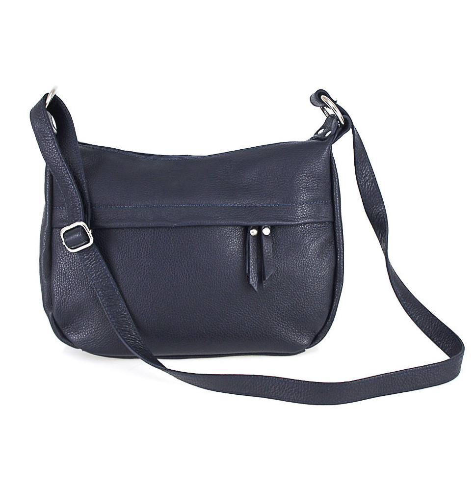 Bőr válltáska 392 kék Készült Olaszországban