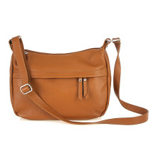 Bőr válltáska 392 konyak Készült Olaszországban