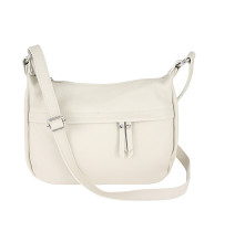 Bőr válltáska 392 bézs Gyártva Olaszországban