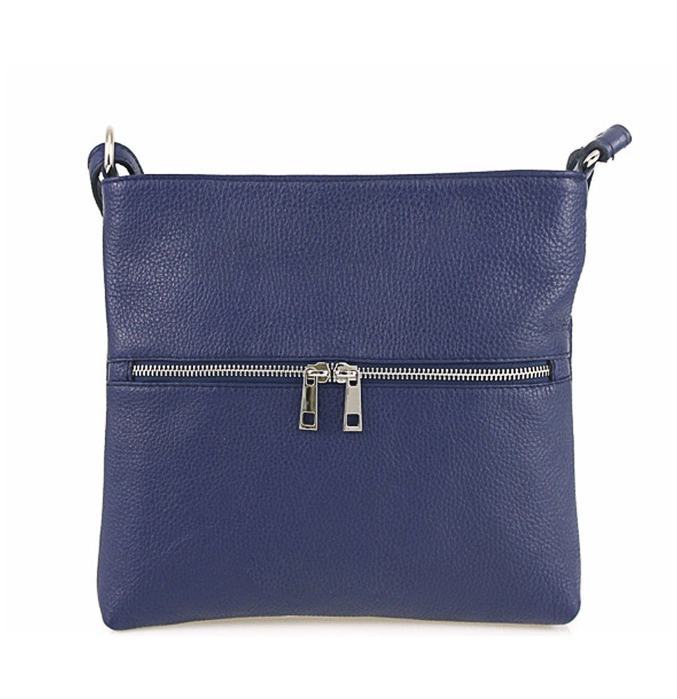 Bőr válltáska 147 navy. Olaszországban gyártva