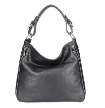 Fekete bőr válltáska 390