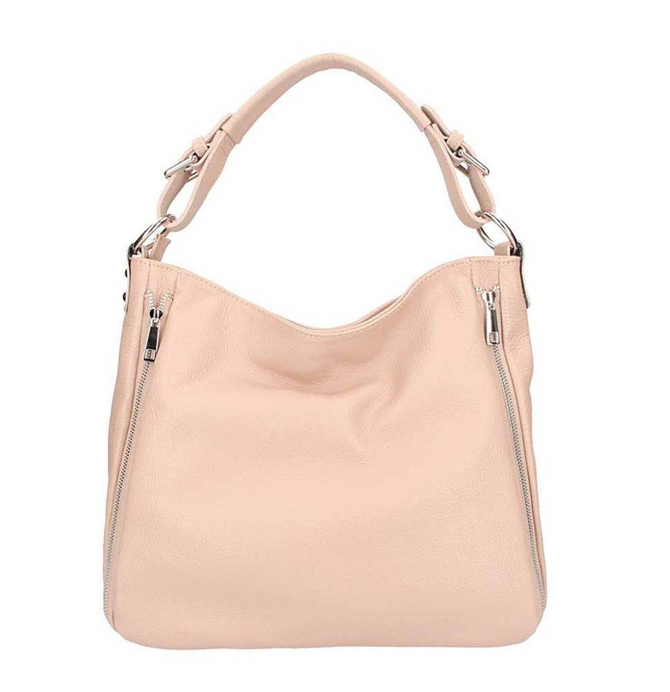 Rózsaszín bőr táska 390