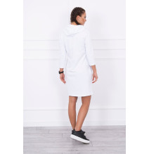 Ruha kapucnival és zsebekkel MIG8847 fehér