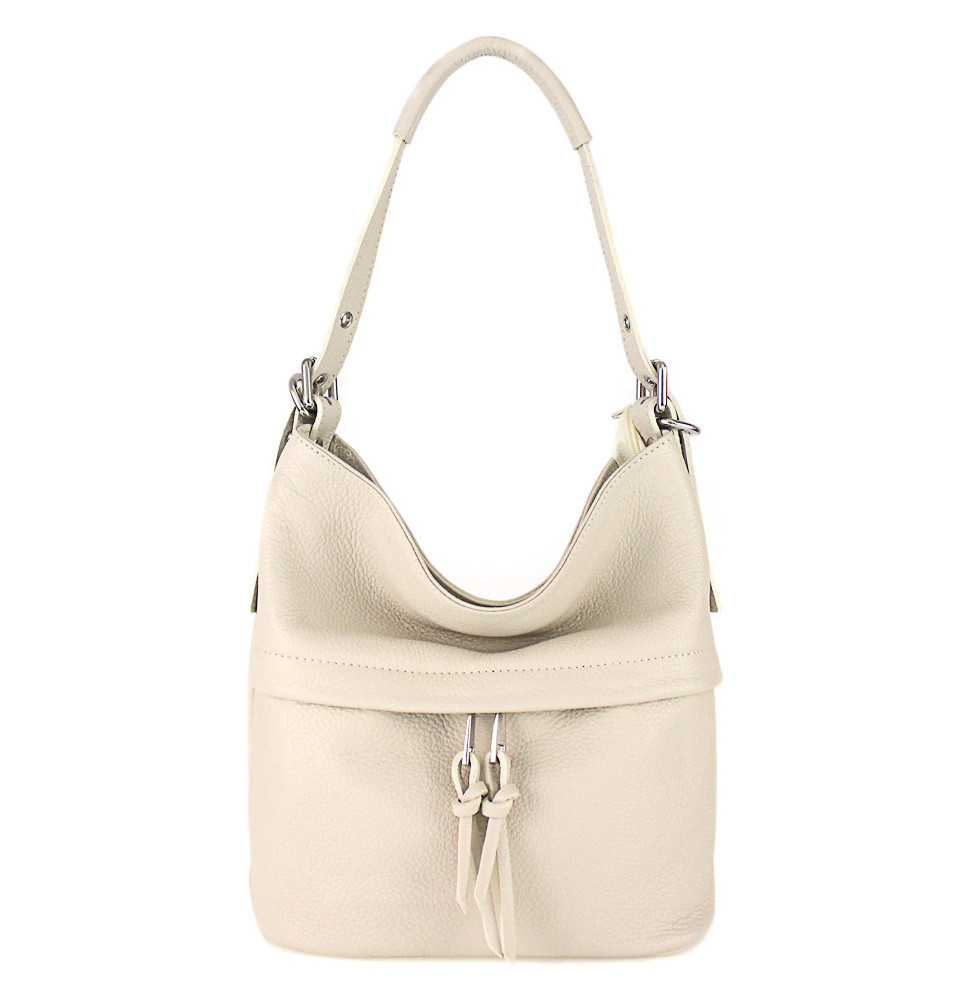 Bézs bőr válltáska 631