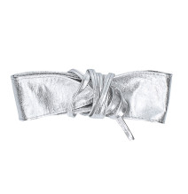 Női bőr öv, csipke, 839 ezüst