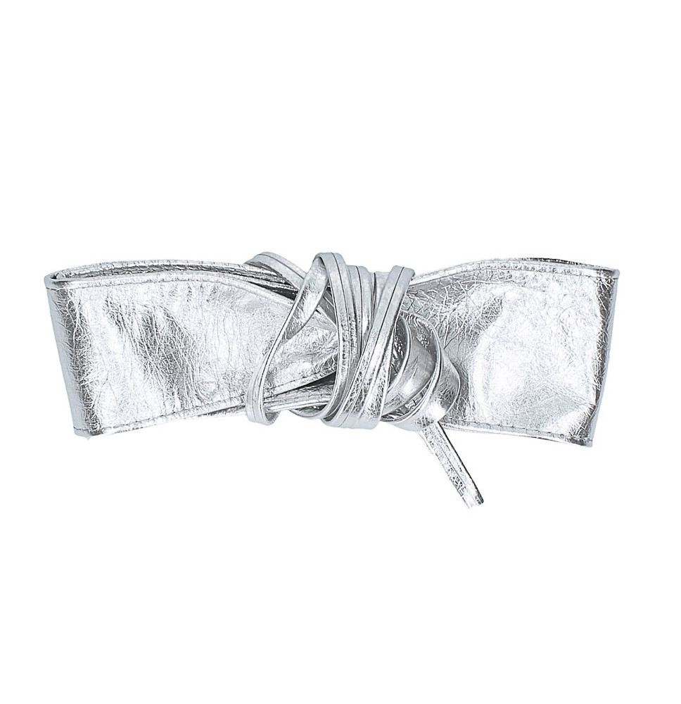 Női bőr öv, csipke, 839 ezüst