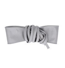 Női bőr öv, csipke, 839 szürke