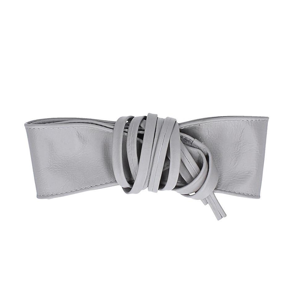 Női bőr öv, csipke, 839 szürke