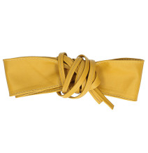 Női bőr öv, csipke, 839 okker