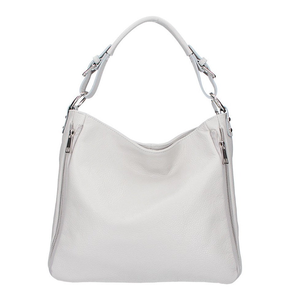 Szürke bőr válltáska 5310