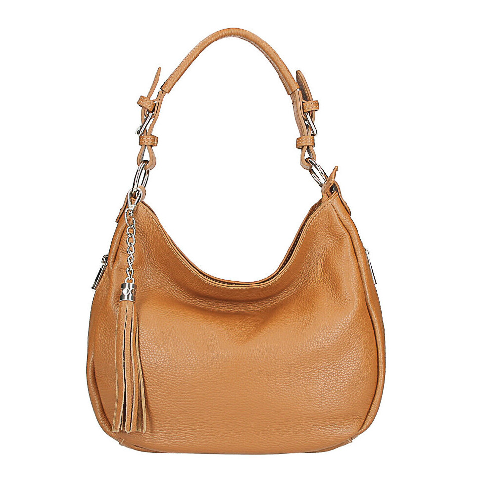 Bőr válltáska 210 konyak Made in Italy