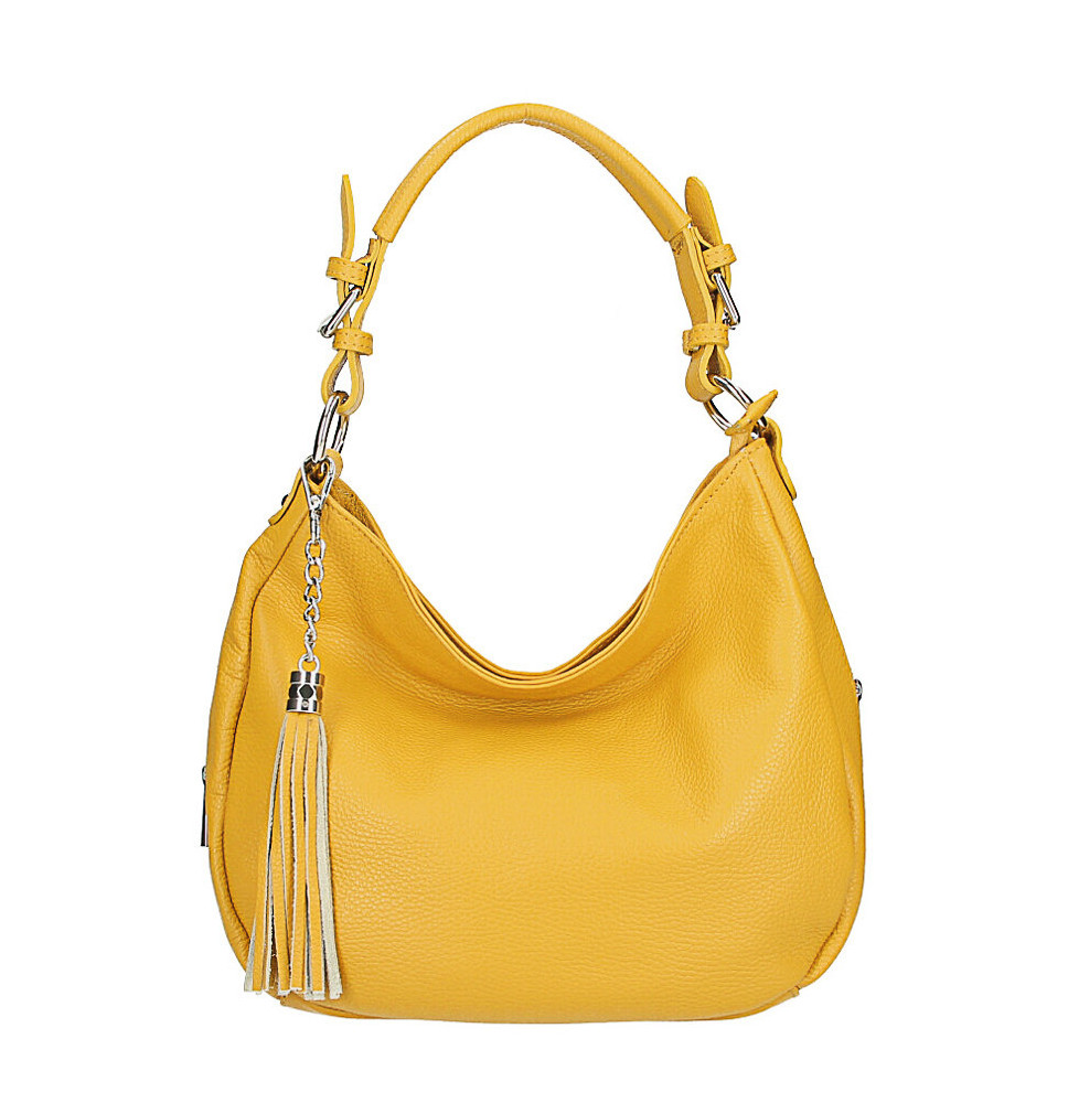 Bőr válltáska 210 okker Olaszországban készült