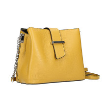 Bőr válltáska MI211 sötétkék Készült Olaszországban