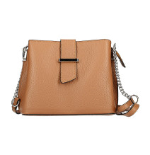 Bőr válltáska MI211 konyak Készült Olaszországban