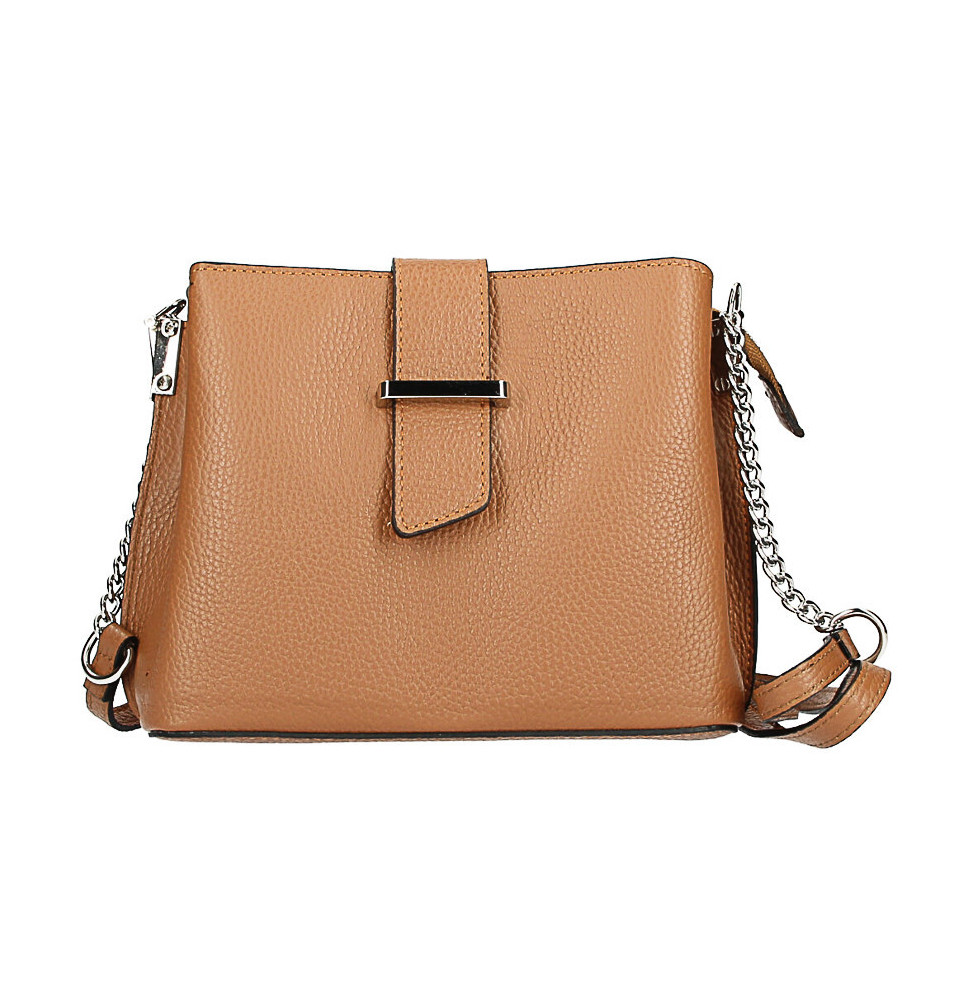 Bőr válltáska MI211 konyak Készült Olaszországban