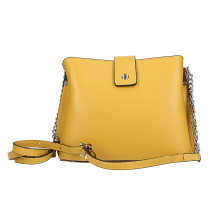 Bőr válltáska MI211 piros Gyártva Olaszországban