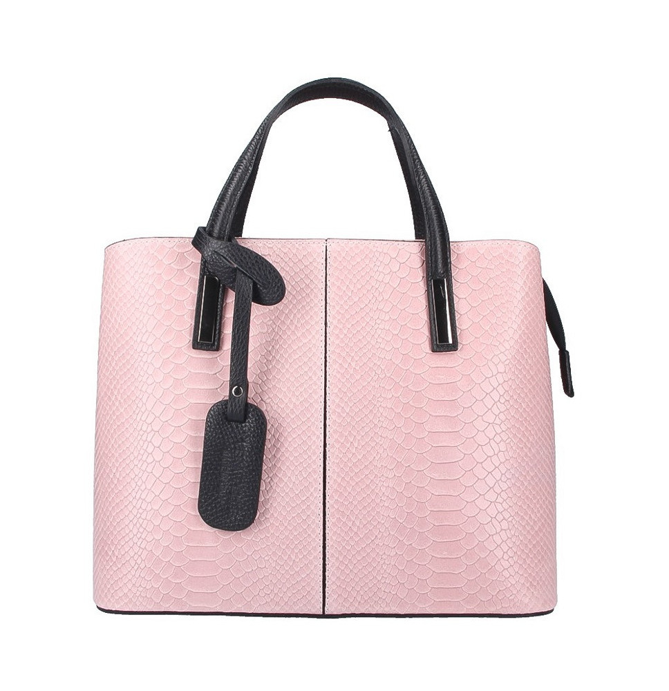 Rózsaszín bőr táska 960