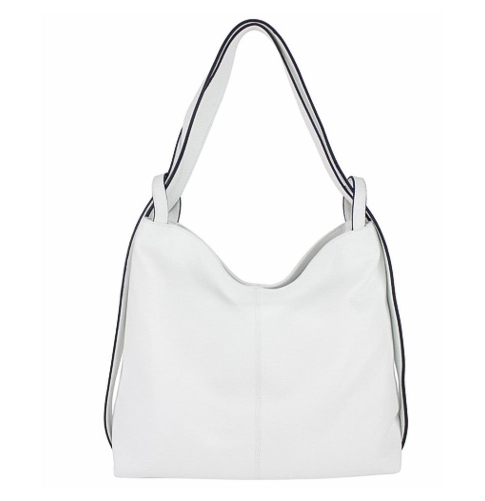 579 bőr válltáska, fehér Készült Olaszországban