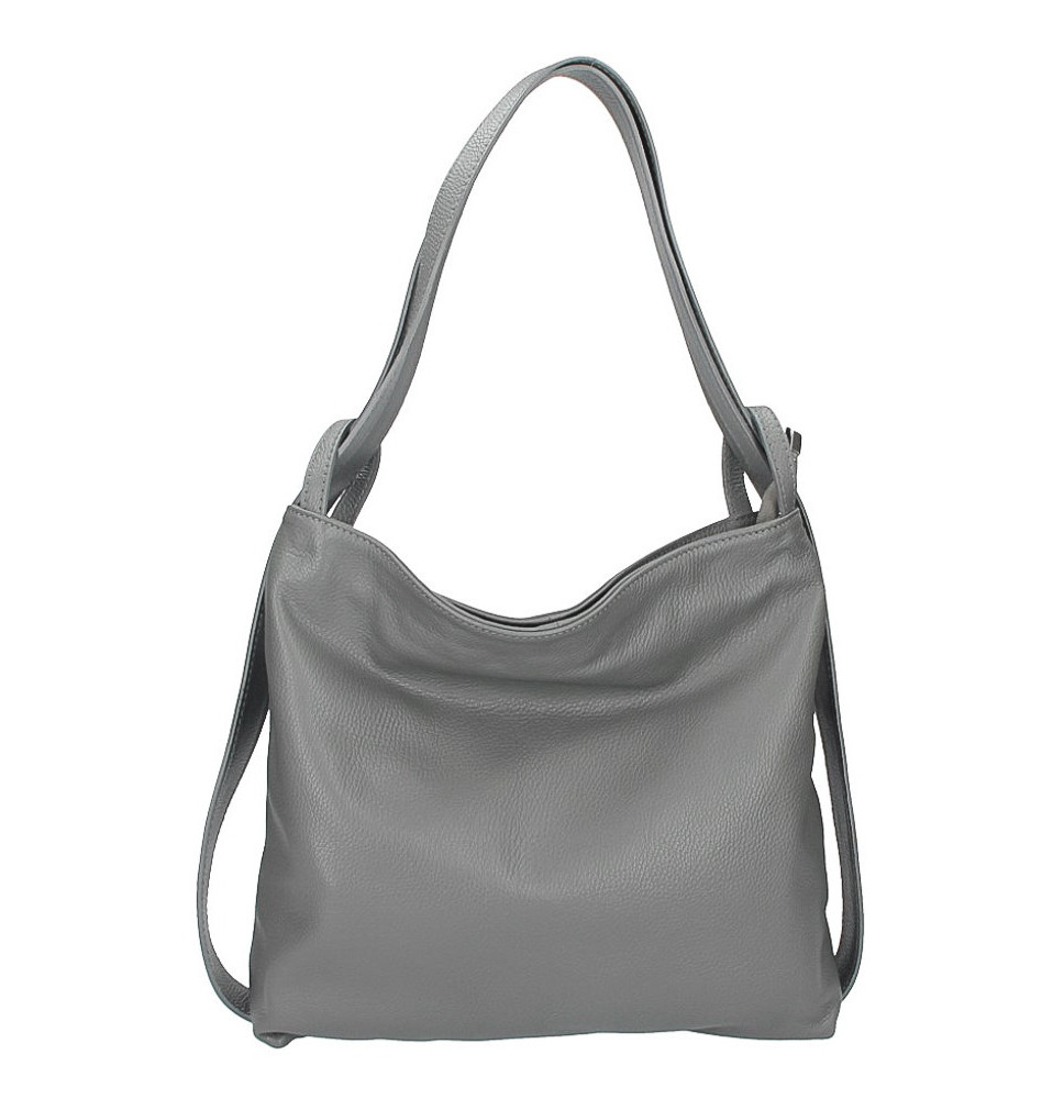 Bőr válltáska 579 sötét szürke Olaszországban gyártva