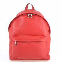 Bőr hátizsák MI410 fekete Készült Olaszországban