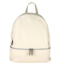 Bőr hátizsák, MI1084, bézs, Olaszországban