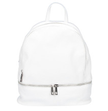 Bőr hátizsák MI1084 fehér Készült Olaszországban