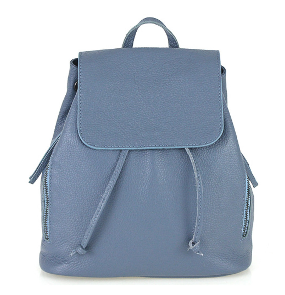 Női bőr hátizsák 420 ceruleo Készült Olaszországban