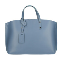 Bőr kézitáska 1417 ceruleo OLASZORSZÁGBAN Készült
