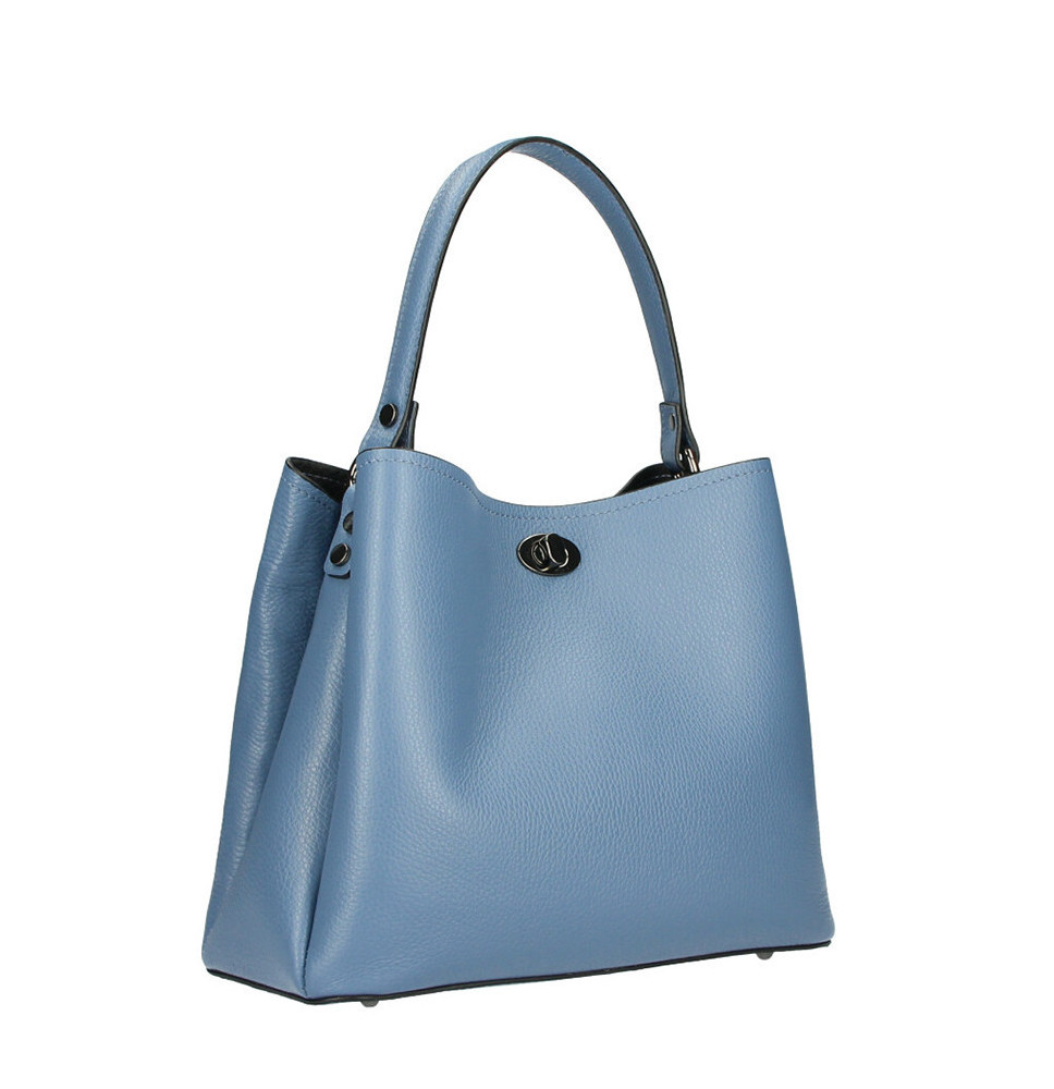 Bőr kézitáska 232 ceruleo OLASZORSZÁGBAN Készült