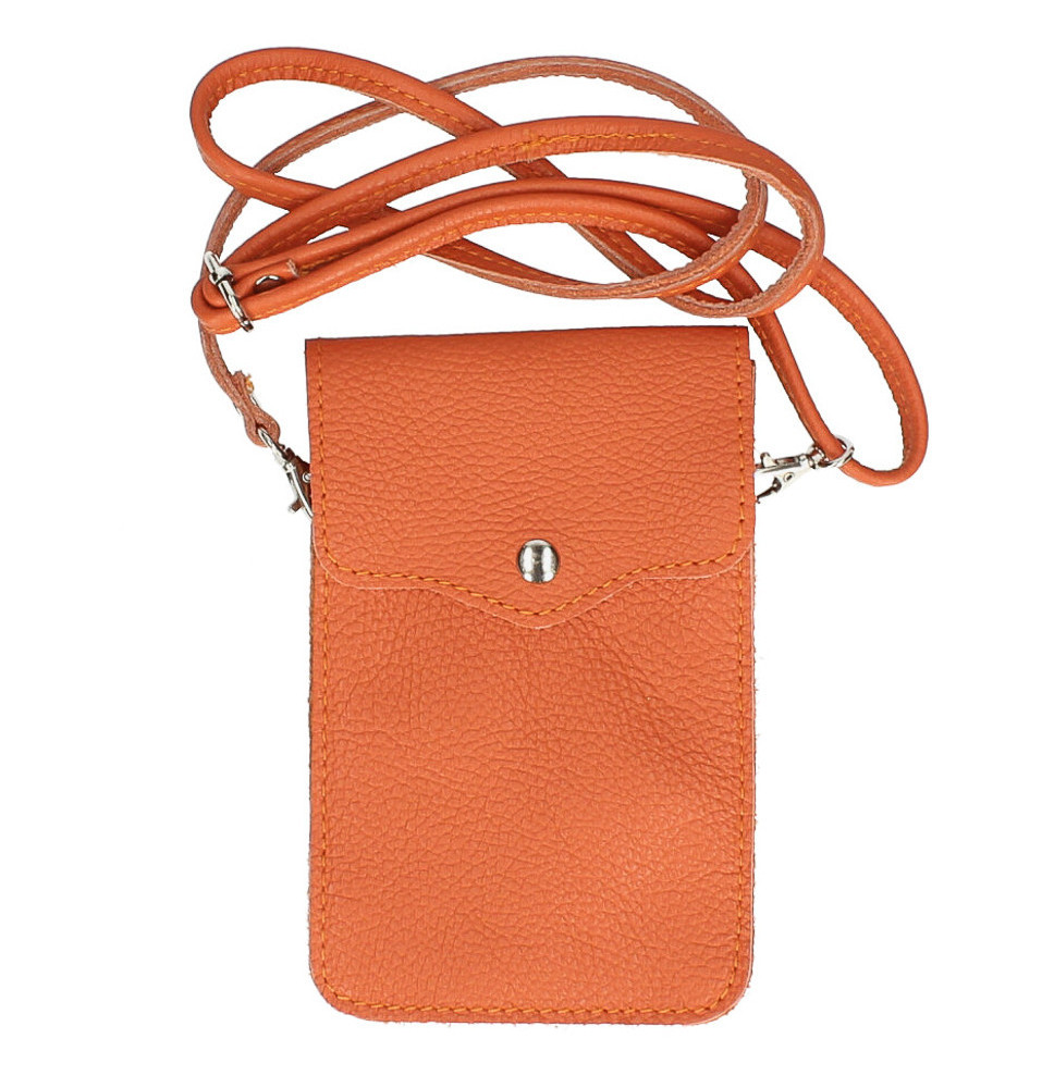 Bőrtok MI895 narancssárga Made in Italy