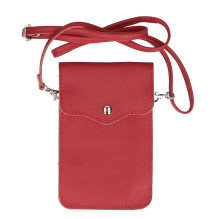 MI895 piros bőr tok, Olaszországban gyártva