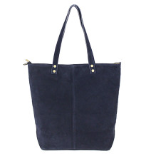 Kék bőr táska velúr bőrrel. 768 KÉSZÜLT OLASZORSZÁGBAN