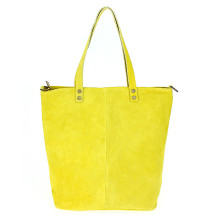 Sárga bőr velúr válltáska 768 KÉSZÜLT OLASZORSZÁGBAN