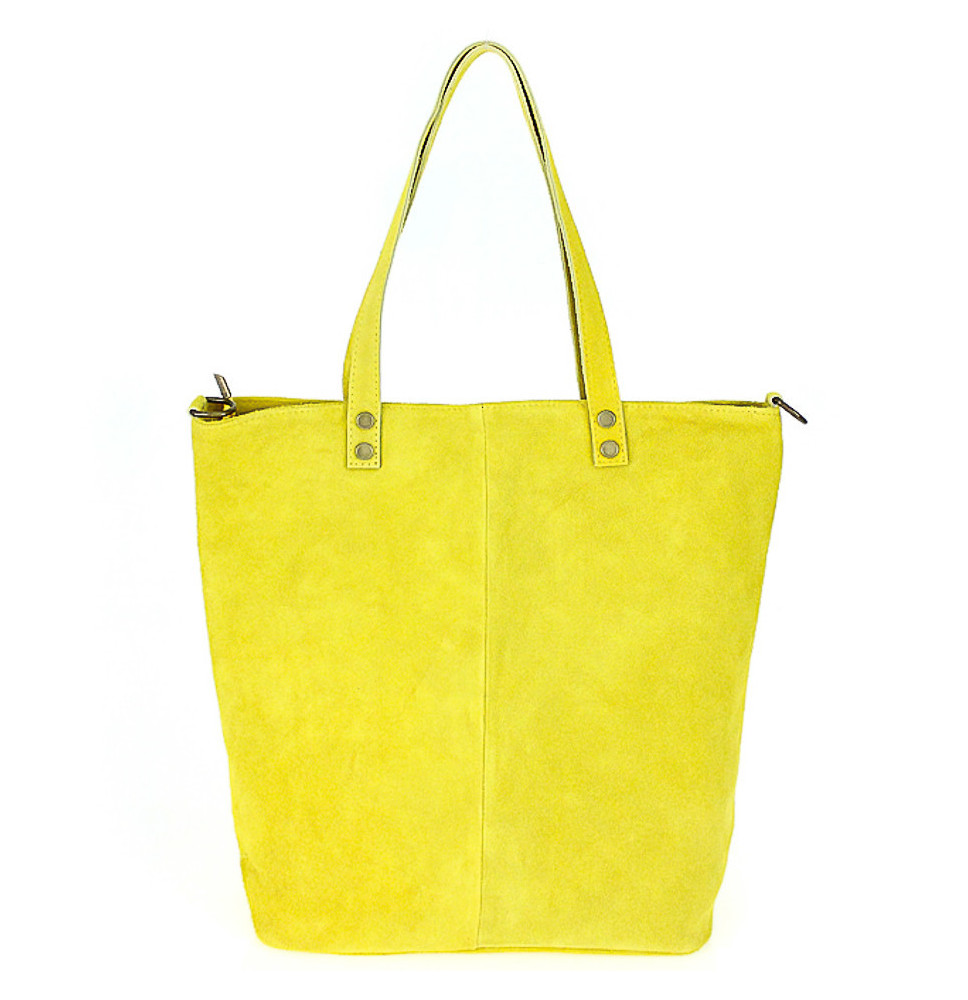 Sárga bőr velúr válltáska 768 KÉSZÜLT OLASZORSZÁGBAN