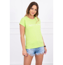 Női póló SHOPPING CARDIO zöld 