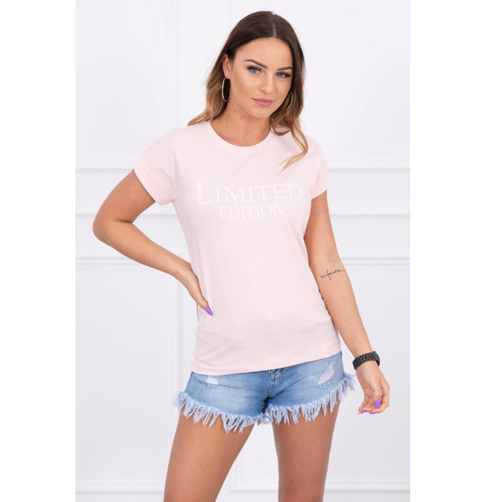 Női póló LIMITED EDITION por rózsaszín
