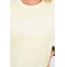 Női póló LIMITED EDITION világos sárga