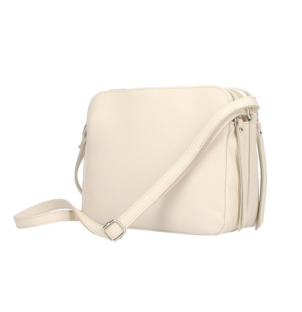 Bőr válltáska 517 bézs