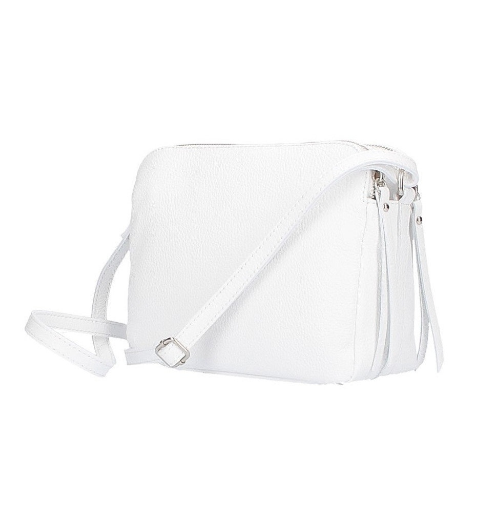 Bőr válltáska 517 fehér