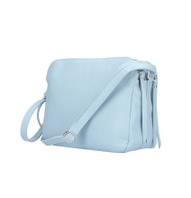 Bőr válltáska 517 égkék