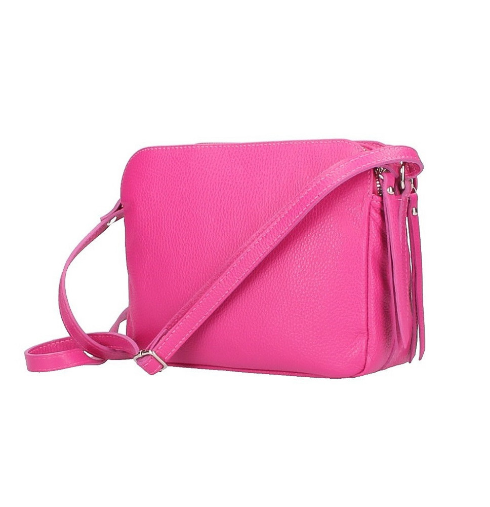 Bőr válltáska 517 fukszia