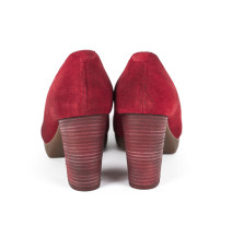 Dámske lodičky z brúsenej kože 776 bordové Elisa Morelli