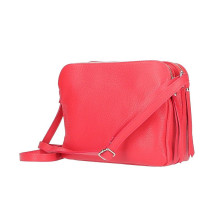 Bőr válltáska 517 piros