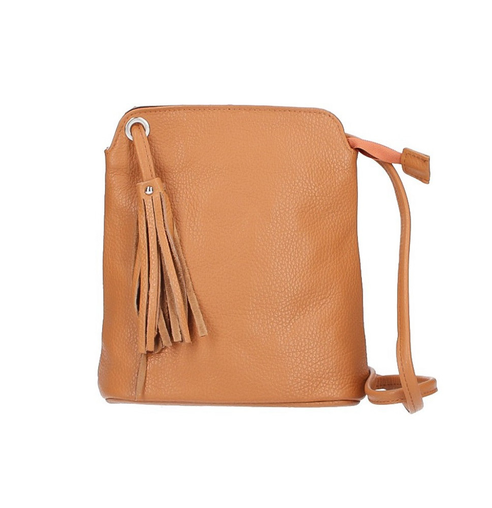 Bőr válltáska 5320 konyak