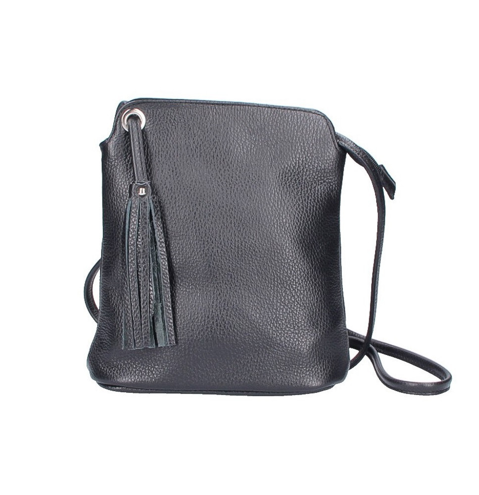 Bőr válltáska 5320 fekete