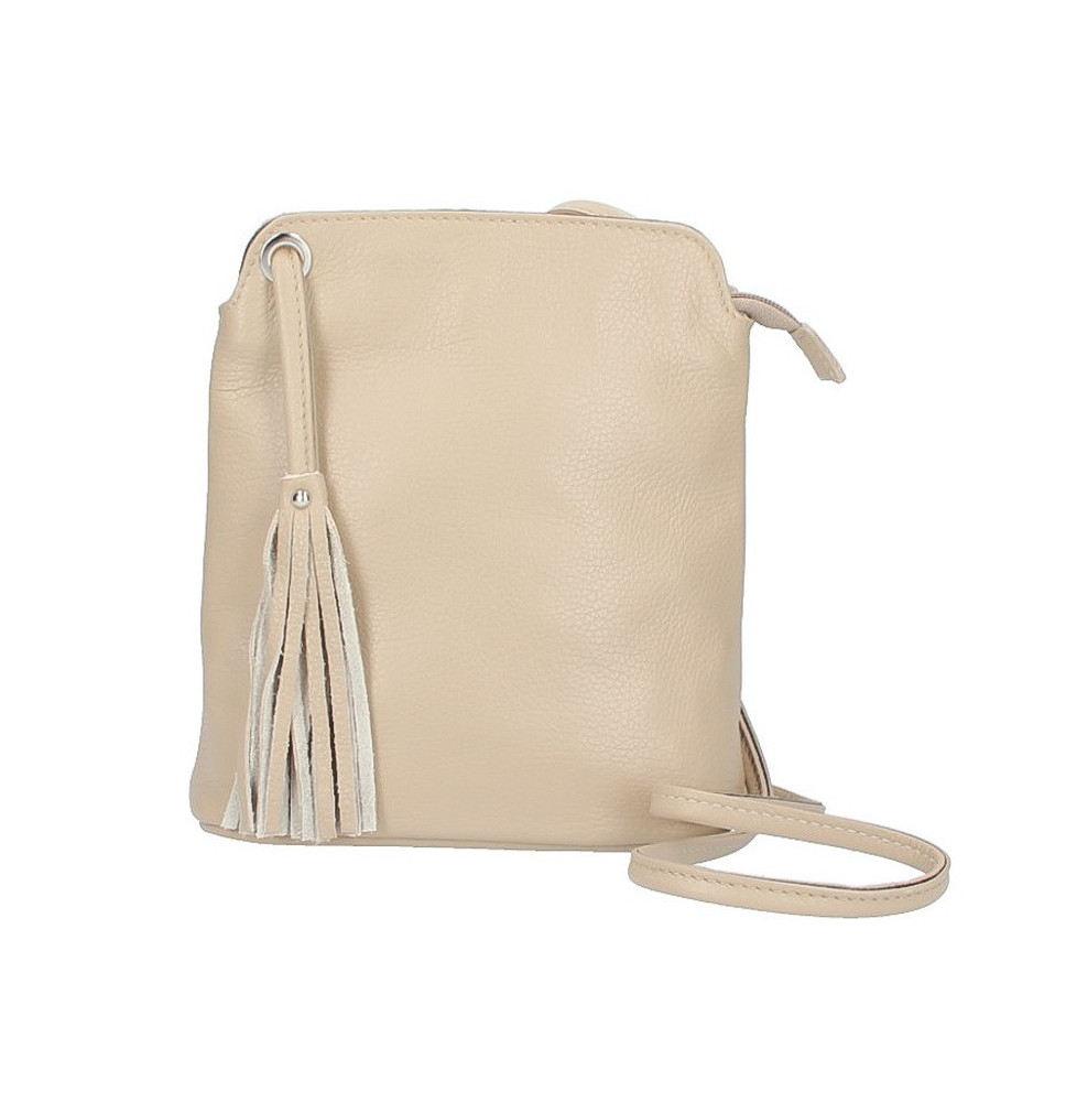 Bőr válltáska 5320 szürke-barna