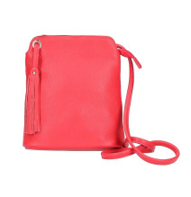 Bőr válltáska 5320 piros