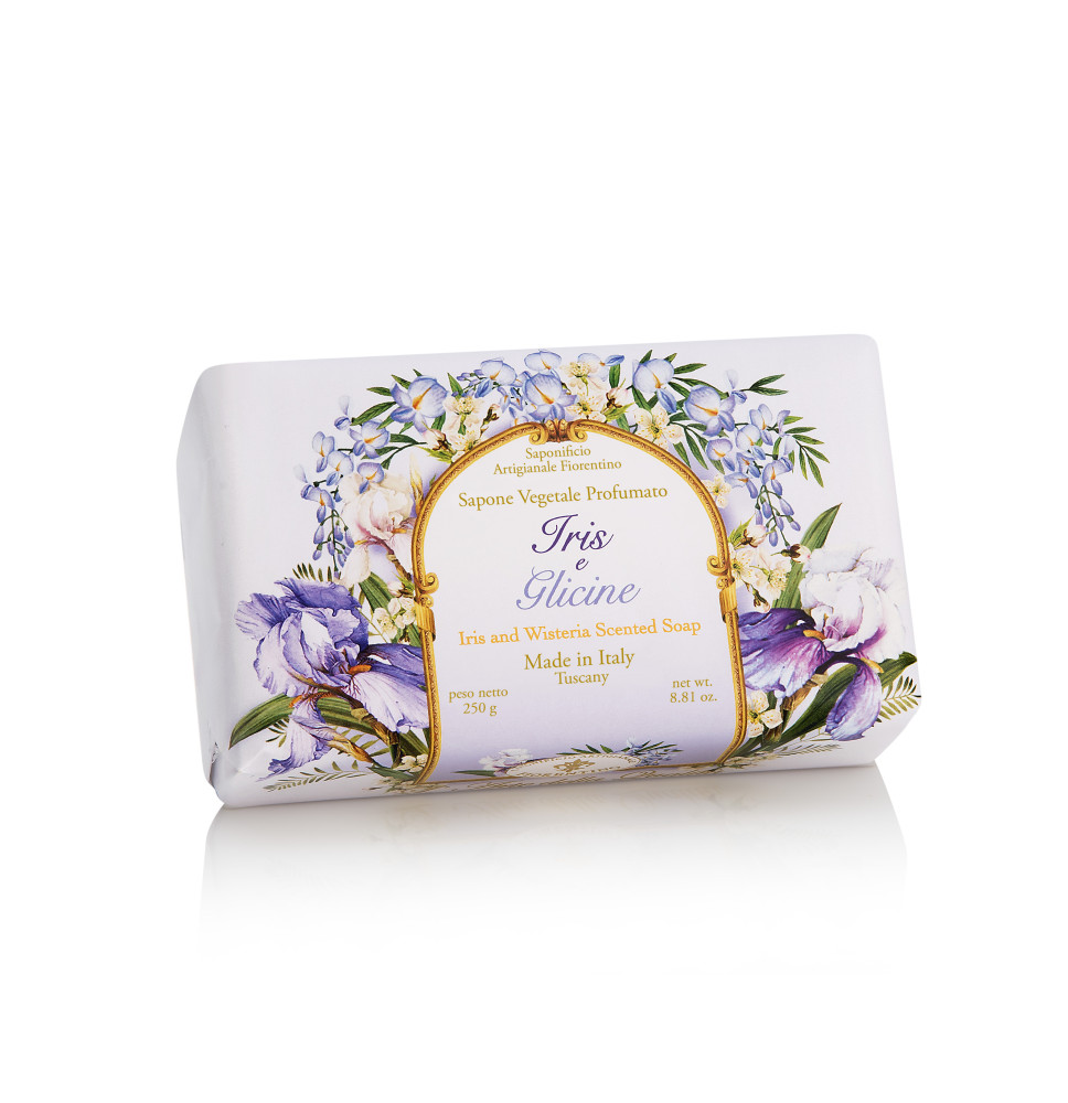 SA Fiorentino Természetes szappan Írisz és wisteria 250 g