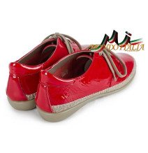 Dámske kožené mokasíny 1120 červené The Flexx