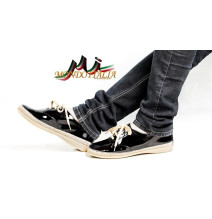 Dámske kožené mokasíny 1120 čierne The Flexx